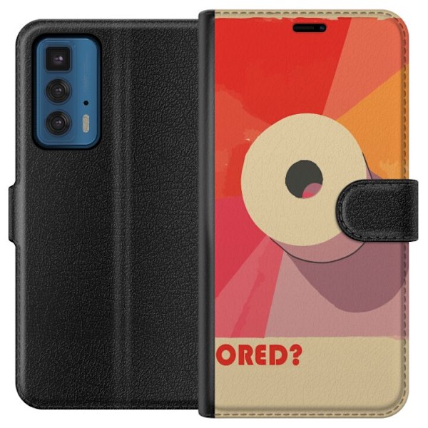 Motorola Edge 20 Pro Lompakkokotelo Tylsä Rulla