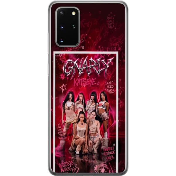 Kompatibelt Mobilskal till Samsung Galaxy S20+ KATSEYE rosa