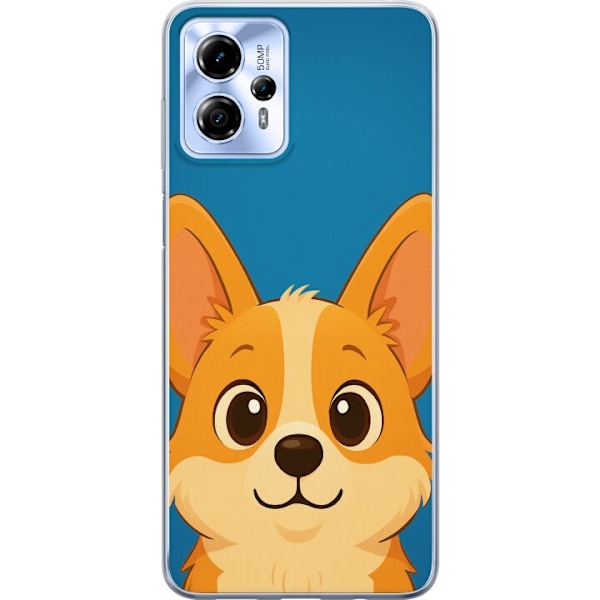 Motorola Moto G13 Gjennomsiktig deksel Hello Corgi