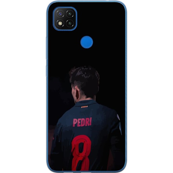 Xiaomi Redmi 9C NFC Läpinäkyvä kuori Pedri FC Barcelona Jal