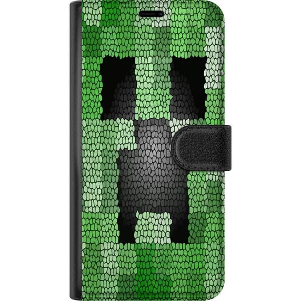 Kompatibelt Plånboksfodral till Samsung Galaxy S20 FE Creeper / Minecraft