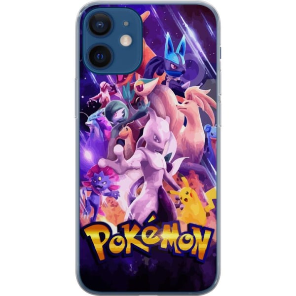 Apple iPhone 12 mini Gjennomsiktig deksel Pokémon