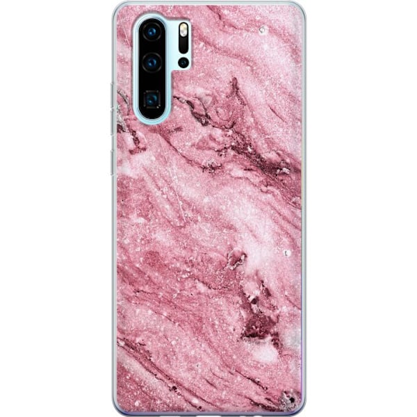 Huawei P30 Pro Läpinäkyvä kuori Rosa