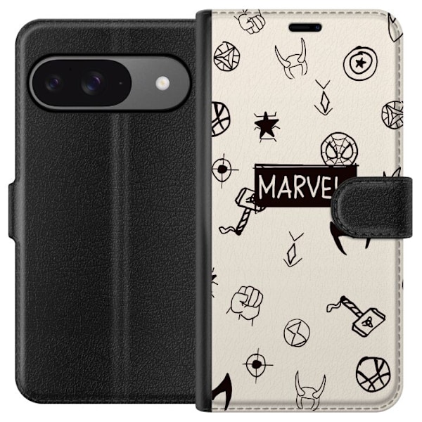 Google Pixel 9 Pro Tegnebogsetui Marvel