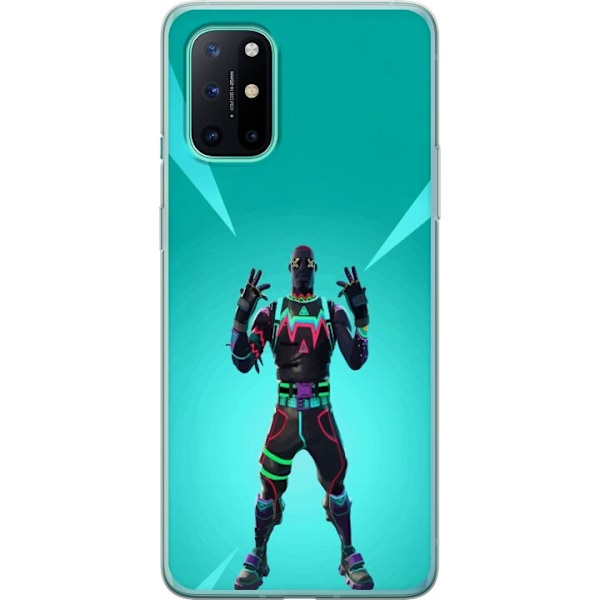 OnePlus 8T Gennemsigtig cover sort ridder fortnite