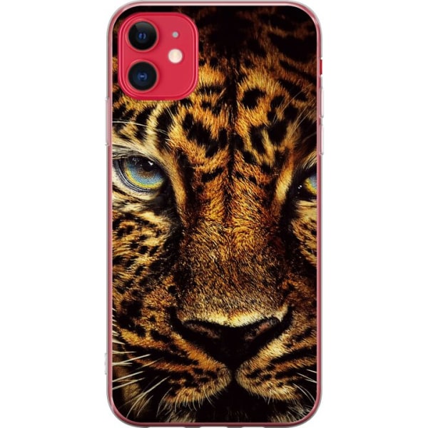 Apple iPhone 11 Gennemsigtig cover leopard