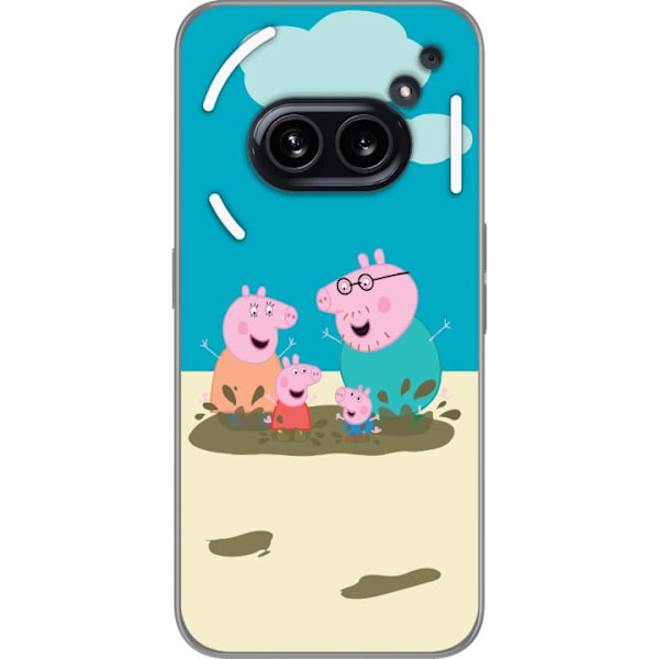 Nothing Phone (2a) Plus Läpinäkyvä kuori Greta Possu Perhe