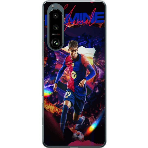 Sony Xperia 5 III Gennemsigtig cover Yamal Rising Talent FC Barcelona Spiller Ung Fodboldstjerne Populært Motiv Sport Spanien Talent