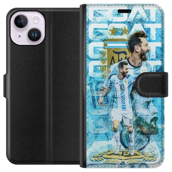 Yhteensopiva Lompakkokotelo Apple iPhone 14 Messi