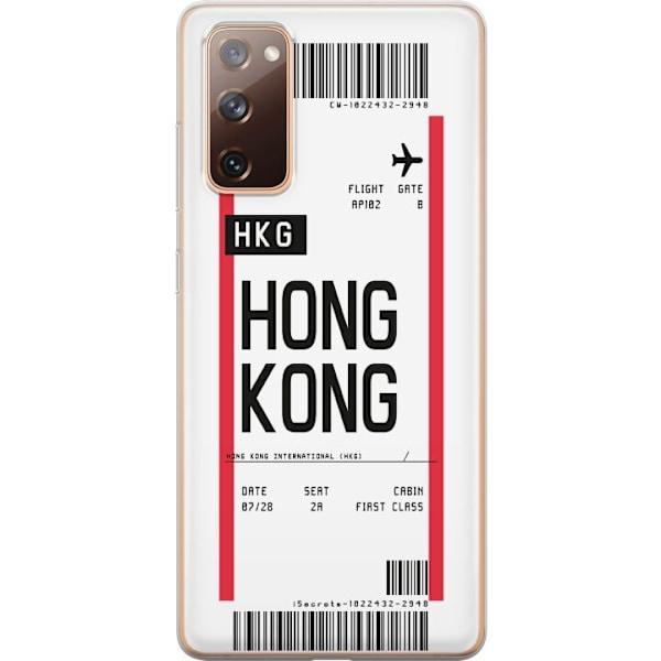 Samsung Galaxy S20 FE Gjennomsiktig deksel Hongkong