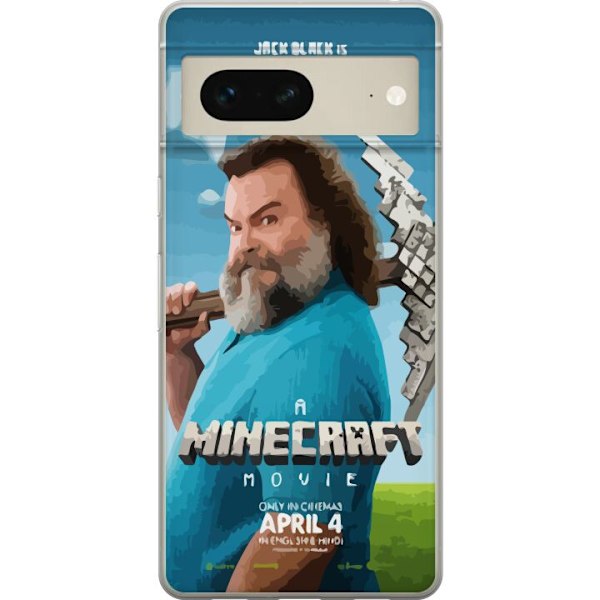 Google Pixel 7 Genomskinligt Skal A Minecraft Movie
