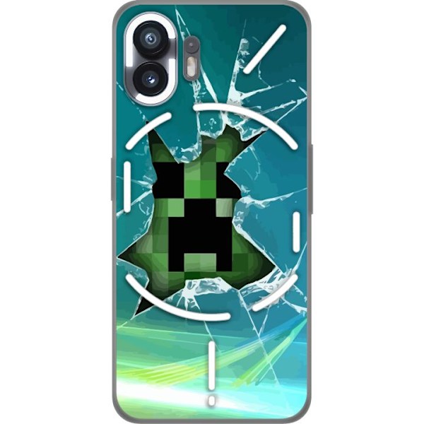 Nothing Phone (2) Gjennomsiktig deksel Minecraft