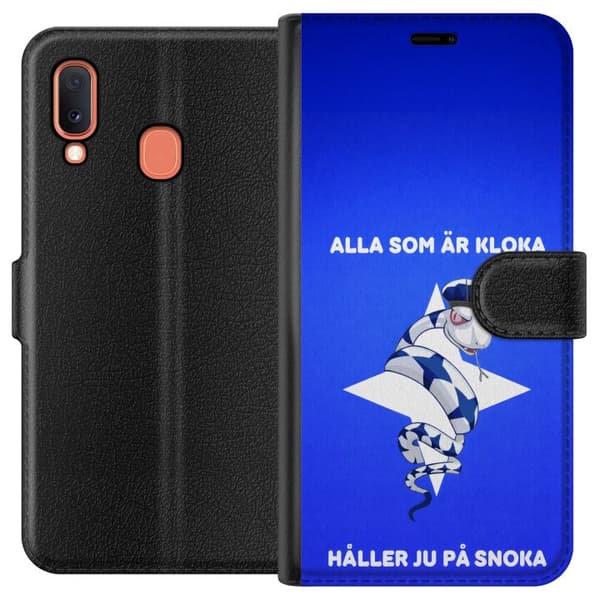 Kompatibelt Plånboksfodral till Samsung Galaxy A20e Norrköping Snoka