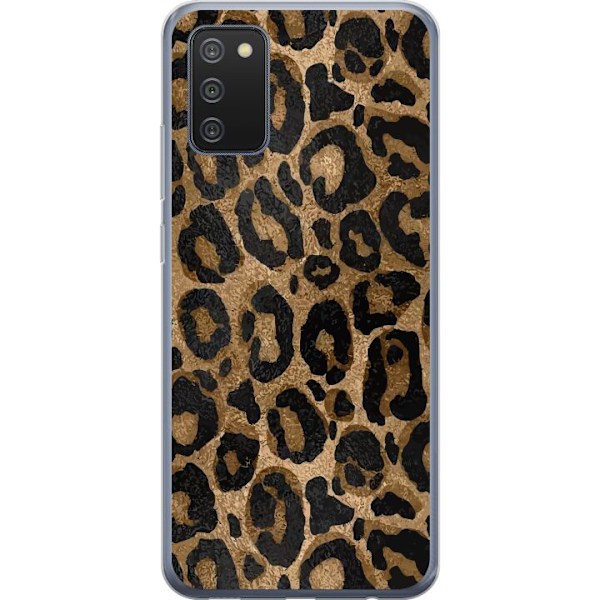 Samsung Galaxy A02s Läpinäkyvä kuori Leopard Luxe