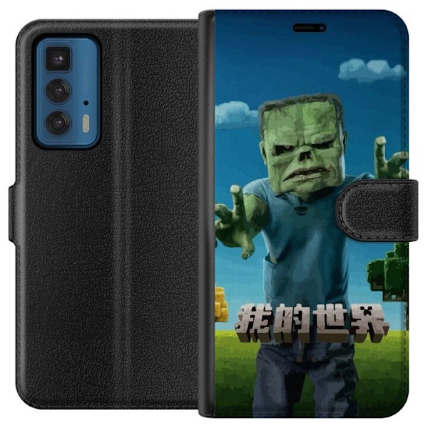 Motorola Edge 20 Pro Tegnebogsetui A Minecraft Movie