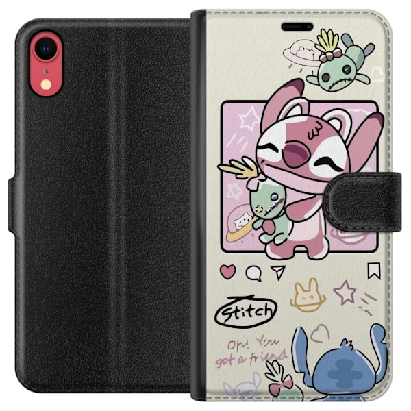 Apple iPhone XR Plånboksfodral Stitch