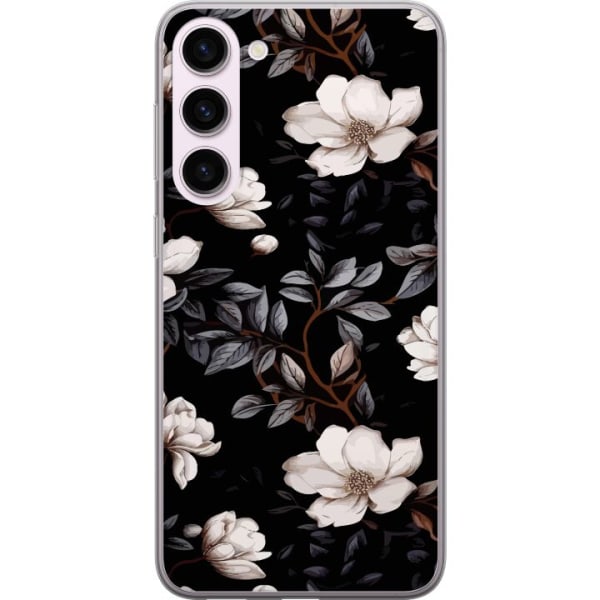 Samsung Galaxy S23+ Genomskinligt Skal Blommor Floral
