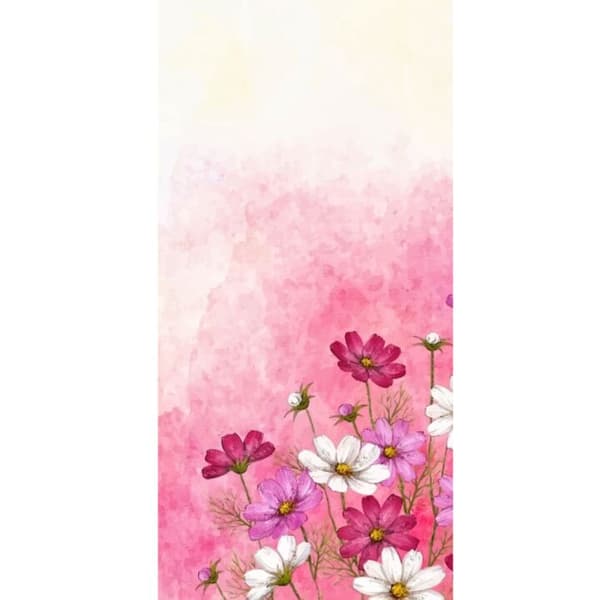 Kompatibel Tegnebogsetui til Apple iPhone 13 Pro Bløde lyserøde og hvide blomster mod en akvarel baggrund i nuancer af lyserød, romantisk og dekorati