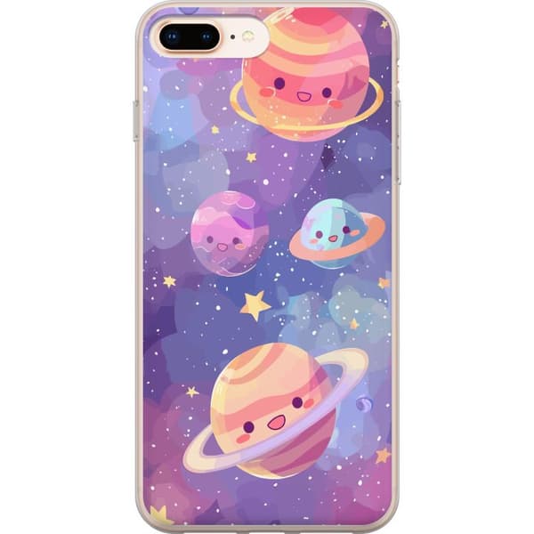 Kompatibelt Mobilskal till Apple iPhone 8 Plus Rymden Söt