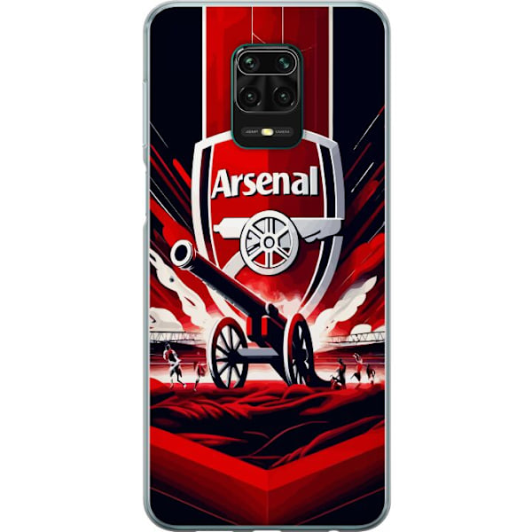 Xiaomi Redmi Note 9 Pro Gennemsigtig cover Arsenal