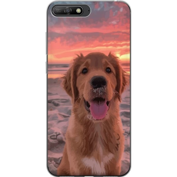 Huawei Y6 (2018) Gennemsigtig cover Hund