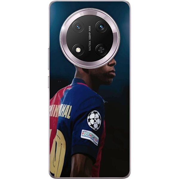 Honor Magic7 Lite Läpinäkyvä kuori Lamine Yamal - Barcelonan ihmelapsi fokuksessa