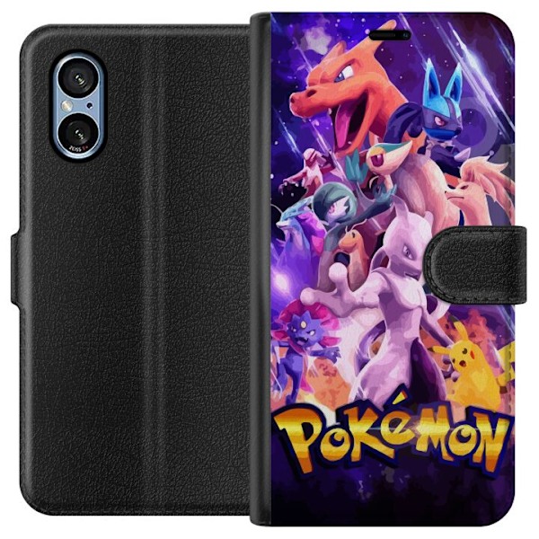 Sony Xperia 5 V Lompakkokotelo Pokemon