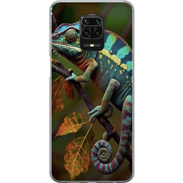 Xiaomi Redmi Note 9S Genomskinligt Skal Ödla Grafisk Streetwear Design Djurmönster Modern Urban Stil Populärt Motiv Kreativ Art Trend