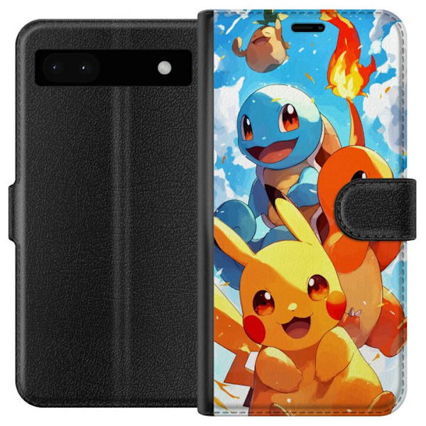 Google Pixel 6a Lompakkokotelo Pocket Creatures - innoittanut