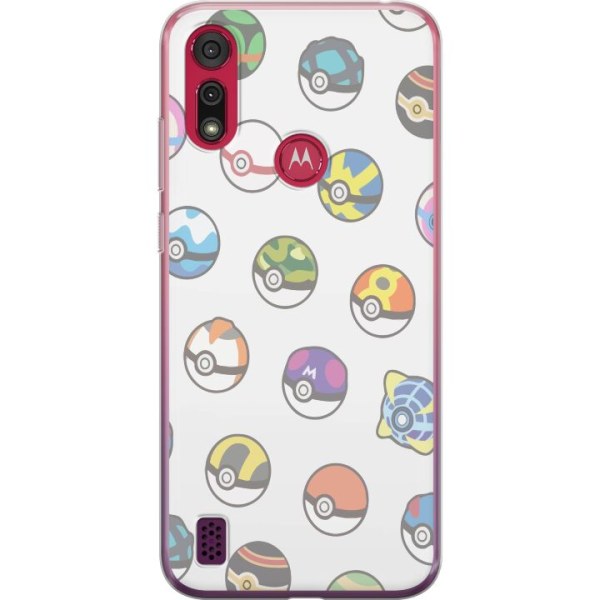 Motorola Moto E6s (2020) Gennemsigtig cover Pokemon