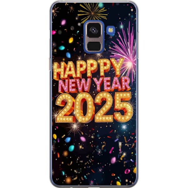 Samsung Galaxy A8 (2018) Gennemsigtig cover Nytår 2025