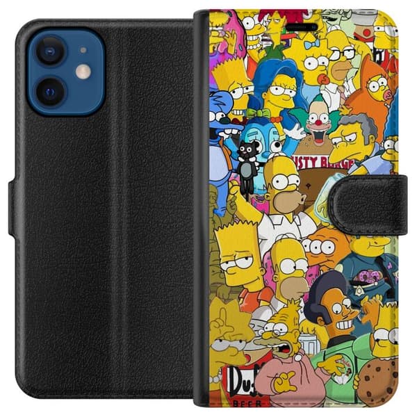Kompatibelt Plånboksfodral till Apple iPhone 12 The Simpsons