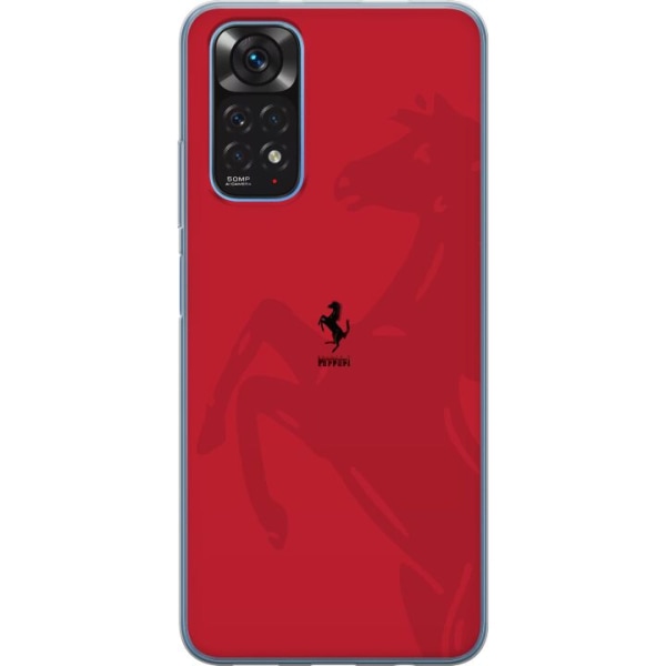 Xiaomi Redmi Note 11 Gennemsigtig cover Ferrari