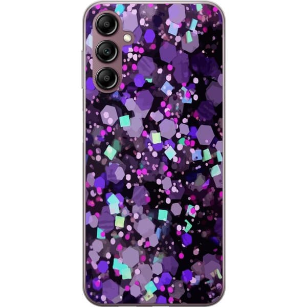 Kompatibelt Mobildeksel til Samsung Galaxy A14 5G Lilla Glitter