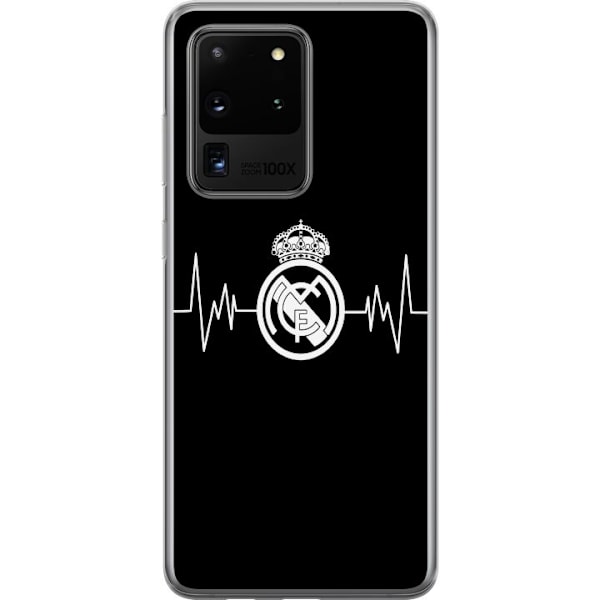 Samsung Galaxy S20 Ultra Genomskinligt Skal Real Madrid CF