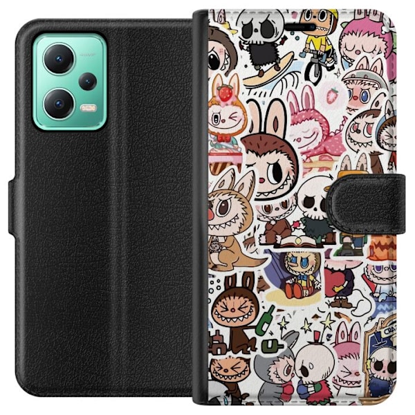 Xiaomi Redmi Note 12 Plånboksfodral Labubu All-Stars – POP