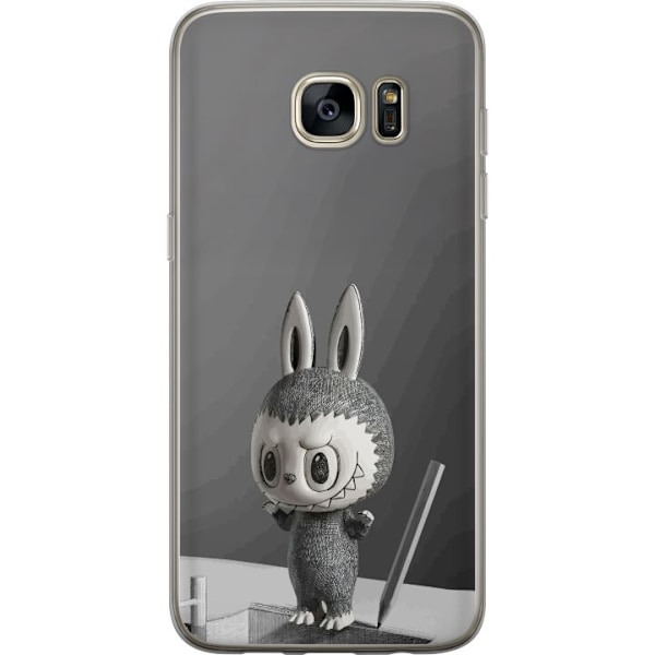 Samsung Galaxy S7 edge Läpinäkyvä kuori Pop Mart MEGA LABUB