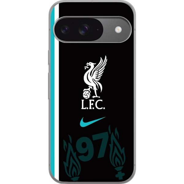 Google Pixel 9 Läpinäkyvä kuori Liverpool FC