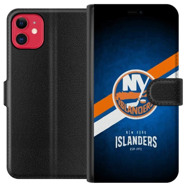 Kompatibel Tegnebogsetui til Apple iPhone 11 New York Islanders (NHL)