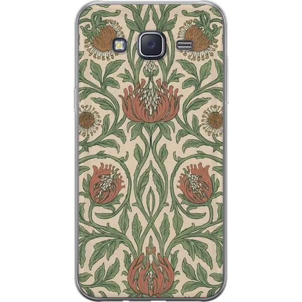 Samsung Galaxy J5 Läpinäkyvä kuori Petali Yksityiskohdat