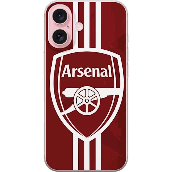 Apple iPhone 16 Gjennomsiktig deksel Arsenal