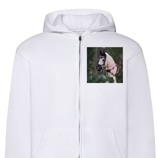 Zip-Hoodie | Hættetrøje med Lynlås til Voksne Stokkehest