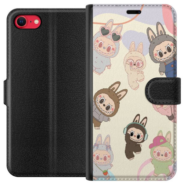 Apple iPhone 8 Tegnebogsetui Labubu Pop Mart Samling Motiv Figur Samling Design Populært Art Toy Pop Mart Kreativ Grafisk