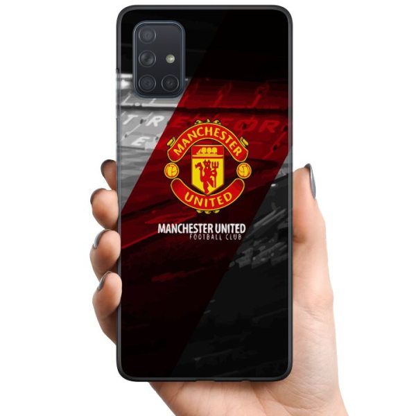 Samsung Galaxy A71 TPU Matkapuhelimen kuori Manchester United