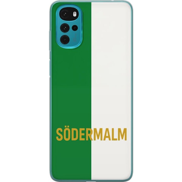 Motorola Moto G22 Läpinäkyvä kuori Södermalm - jalkapallo