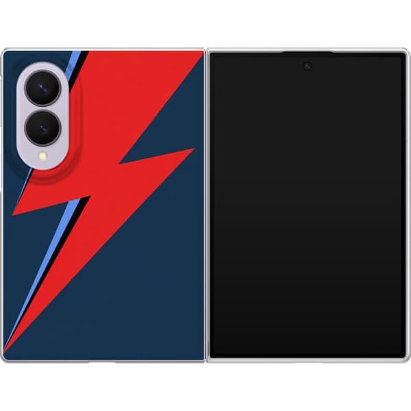 Kompatibelt Mobildeksel til Samsung Galaxy Z Fold8 Blårødt lyn blå