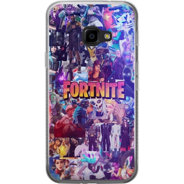 Samsung Galaxy Xcover 4 Läpinäkyvä kuori Fortnite