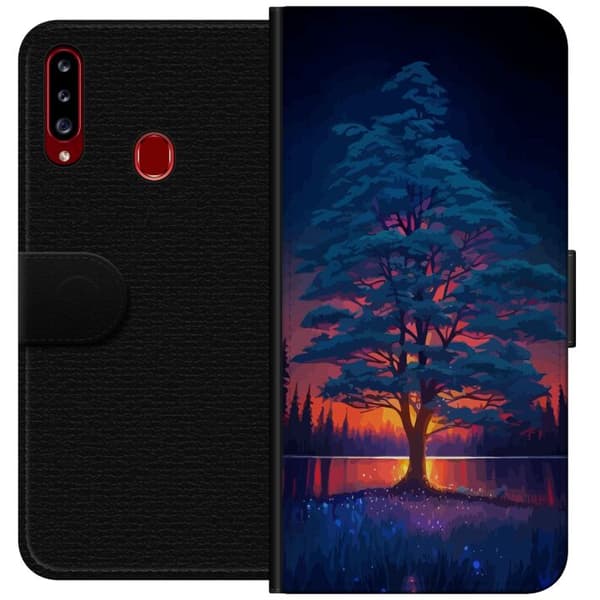Yhteensopiva Lompakkokotelo Samsung Galaxy A20s Auringonlasku