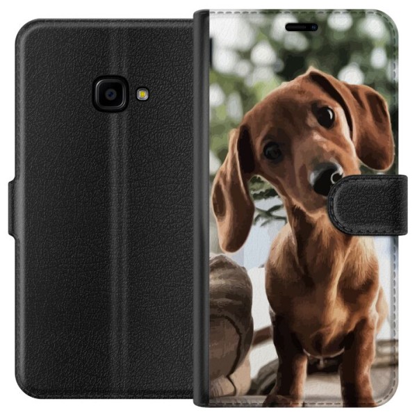 Samsung Galaxy Xcover 4 Plånboksfodral Yngre Hund