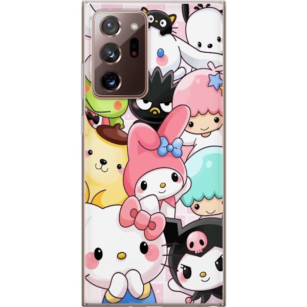 Samsung Galaxy Note20 Ultra Läpinäkyvä kuori Kawaii Sanrio